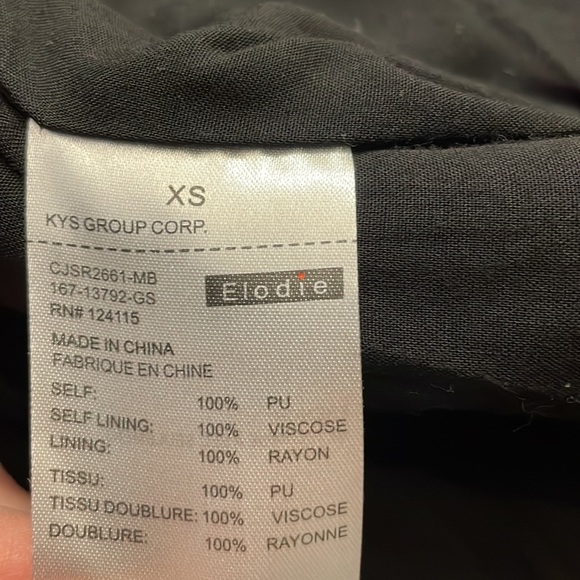 Faux leather jacket - Picture 6 of 6